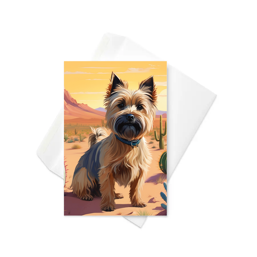PugMug Custom Cairn Terrier Greeting Card