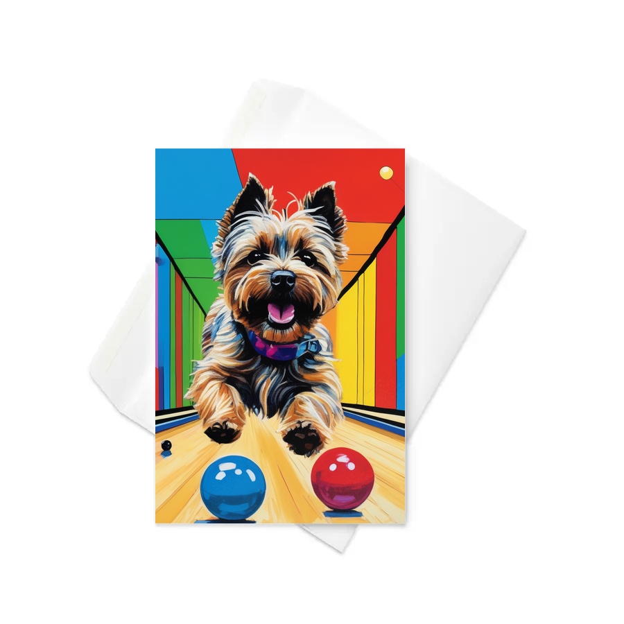 PugMug Custom Cairn Terrier Greeting Card