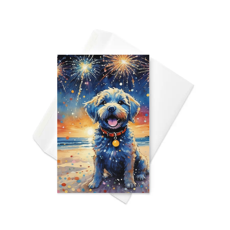 PugMug Custom Lily Greeting Card