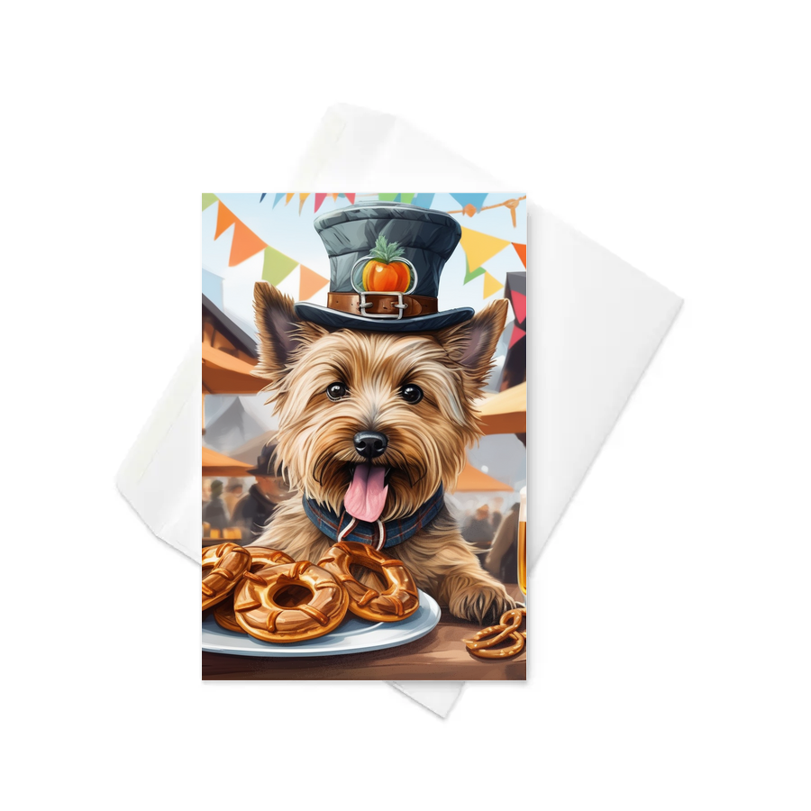 PugMug Custom Cairn Terrier Greeting Card