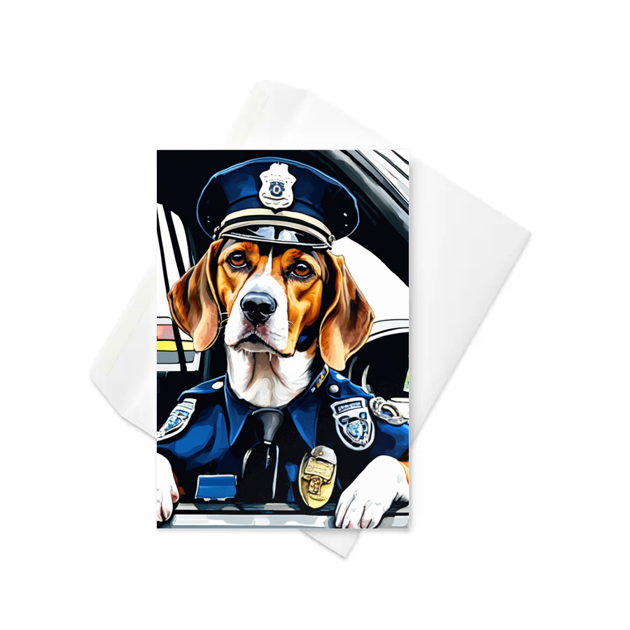 PugMug Custom Beagle Greeting Card