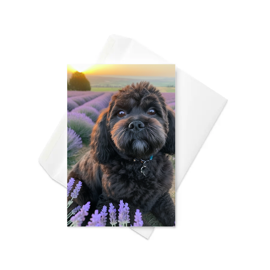 PugMug Custom Lily Greeting Card