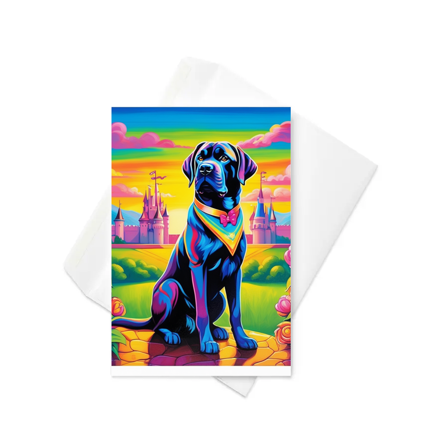 PugMug Custom Mastiff Greeting Card