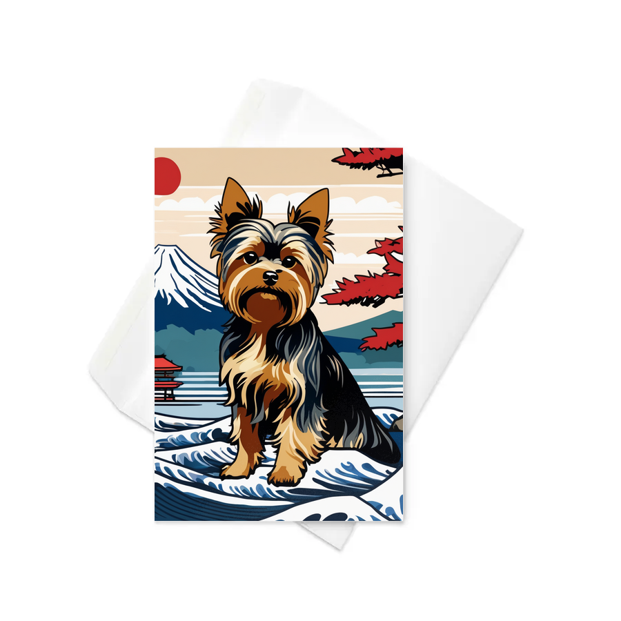 PugMug Custom Yorkshire Terrier Greeting Card
