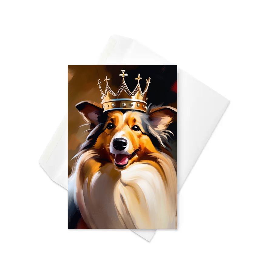 PugMug Custom Shetland Sheepdog Greeting Card