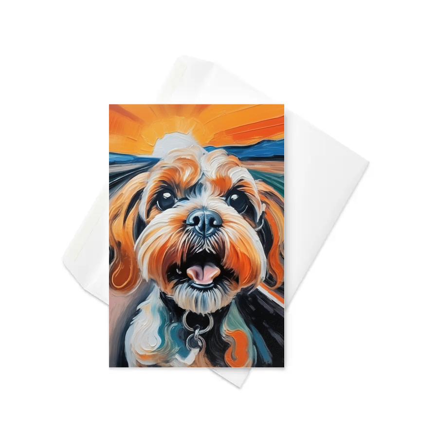 PugMug Custom Lily Greeting Card