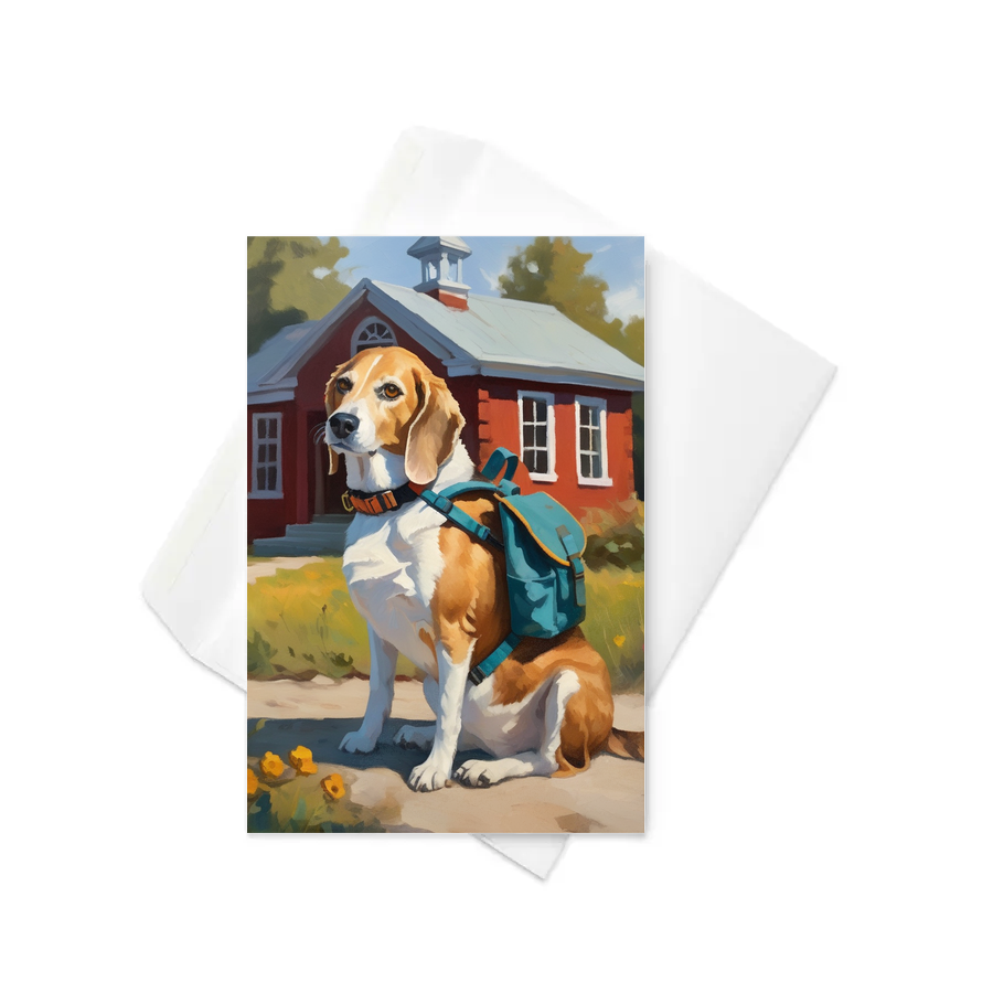 PugMug Custom Munchkin Greeting Card