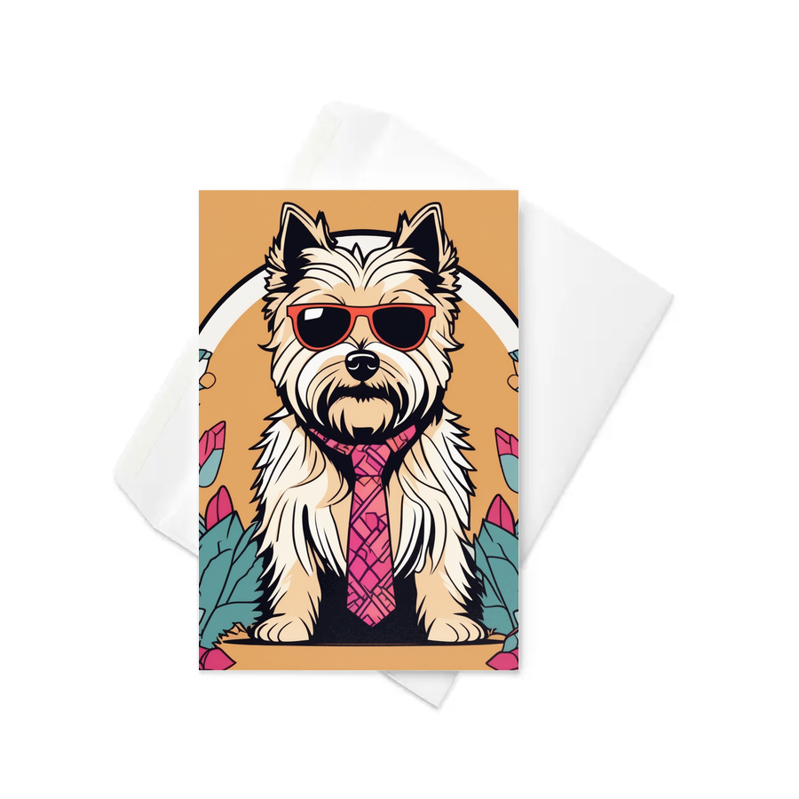 PugMug Custom Cairn Terrier Greeting Card