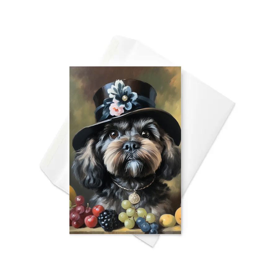 PugMug Custom Lily Greeting Card
