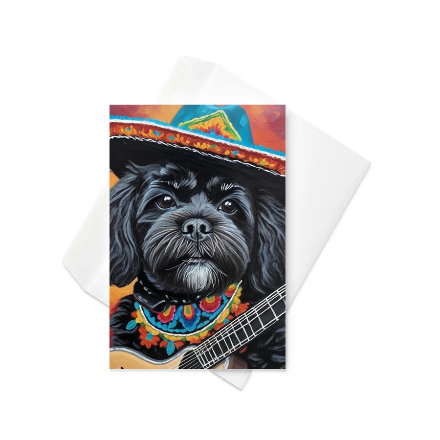 PugMug Custom Lily Greeting Card