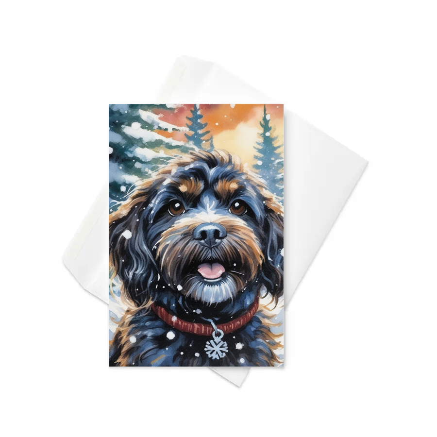 PugMug Custom Lily Greeting Card