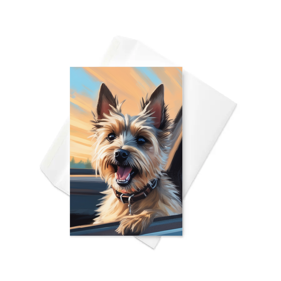 PugMug Custom Cairn Terrier Greeting Card