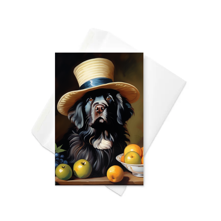 PugMug Custom Newfoundland Greeting Card