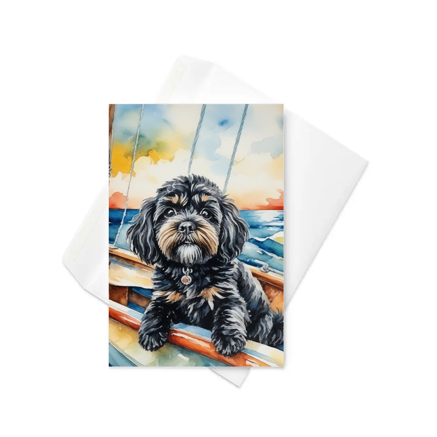 PugMug Custom Lily Greeting Card