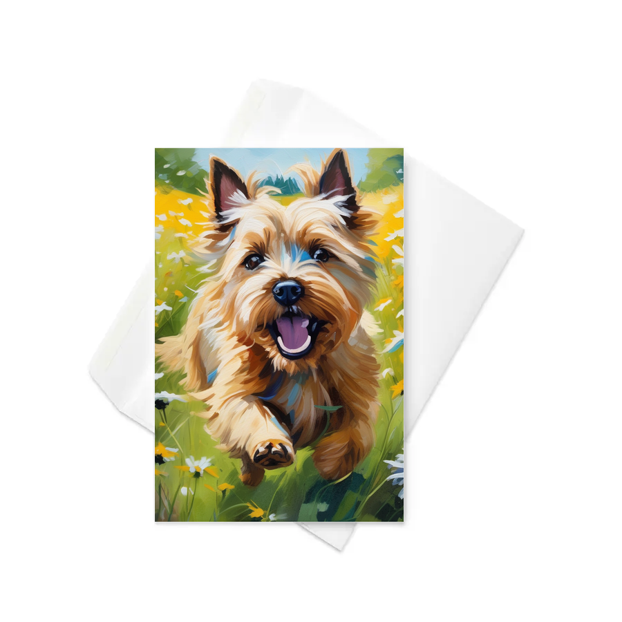 PugMug Custom Cairn Terrier Greeting Card