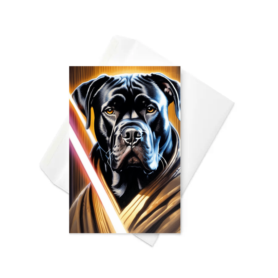 PugMug Custom Cane Corso Greeting Card