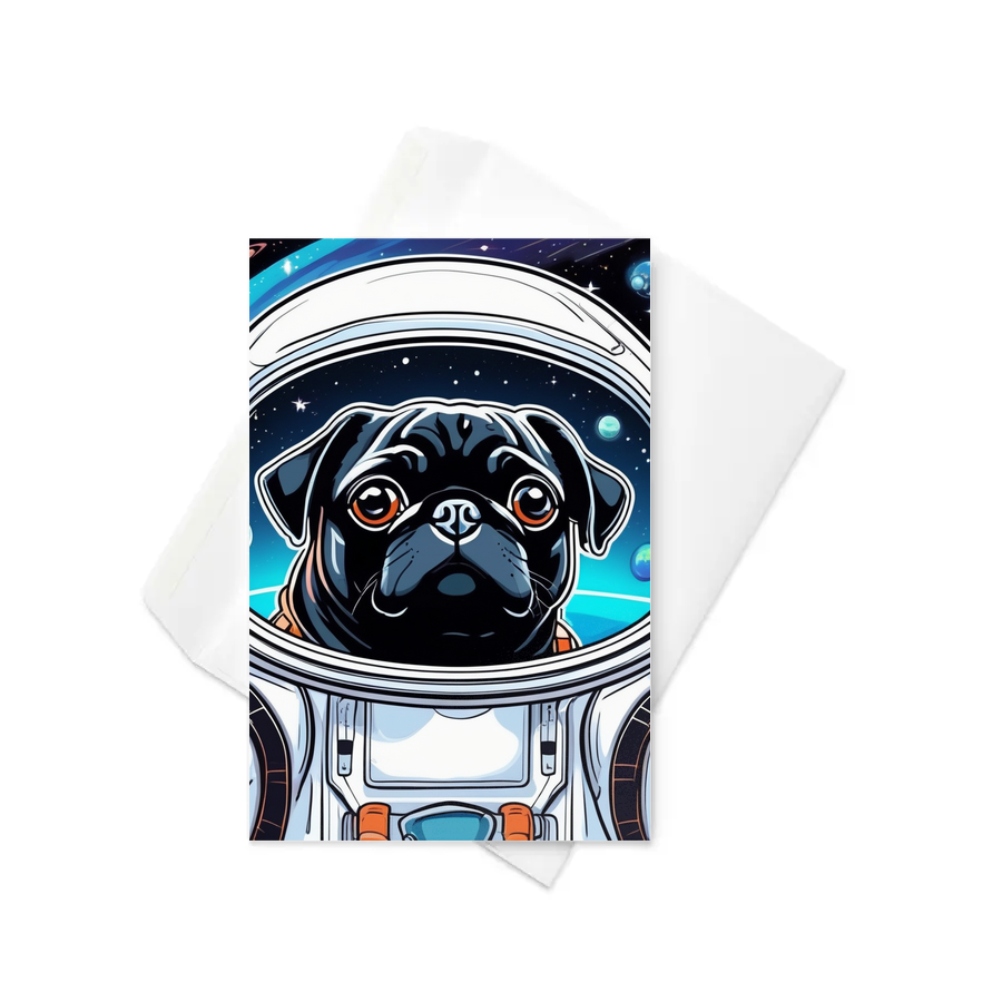 PugMug Custom Pet Greeting Card