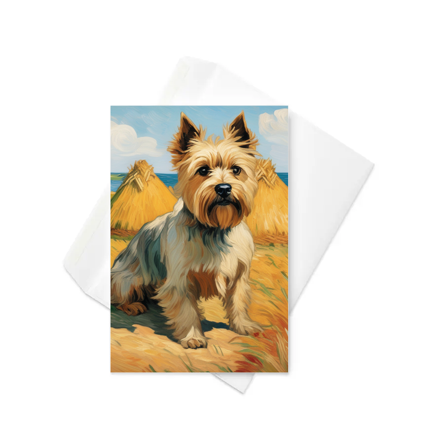 PugMug Custom Cairn Terrier Greeting Card