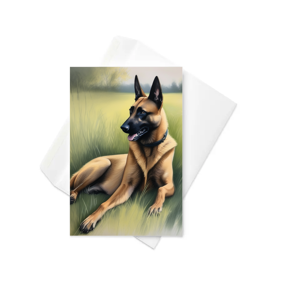 PugMug Custom Belgian Malinois Greeting Card