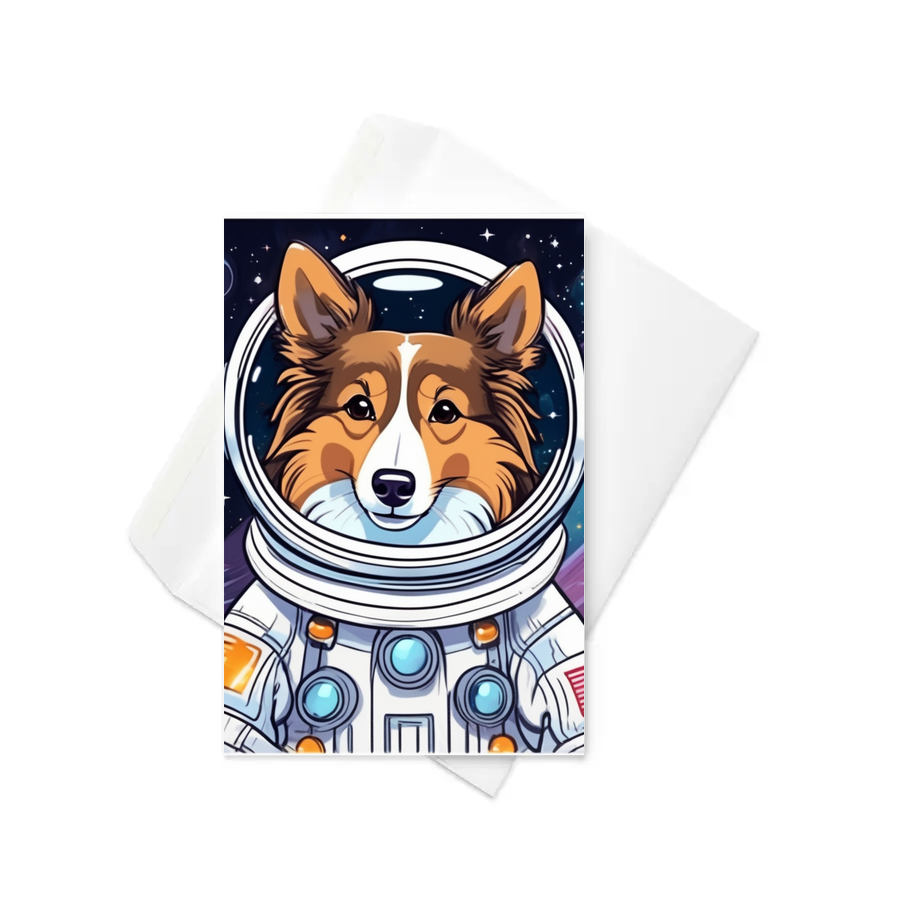 PugMug Custom Shetland Sheepdog Greeting Card