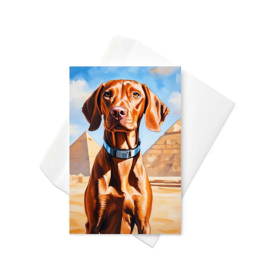 PugMug Custom Vizsla Greeting Card