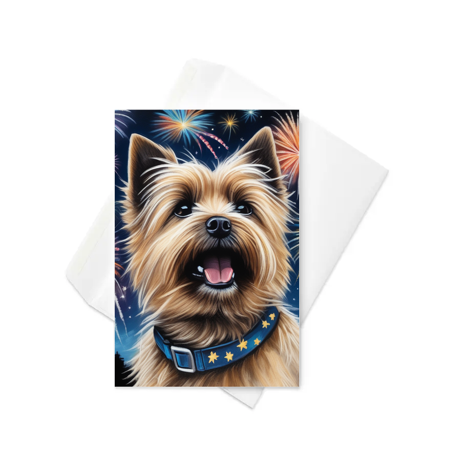 PugMug Custom Cairn Terrier Greeting Card