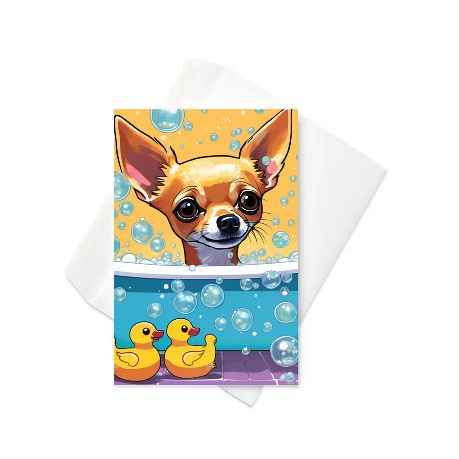 PugMug Custom Chihuahua Greeting Card