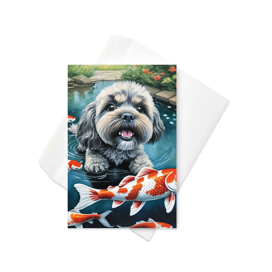 PugMug Custom Lily Greeting Card