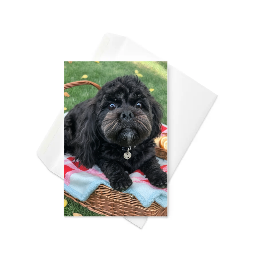 PugMug Custom Lily Greeting Card