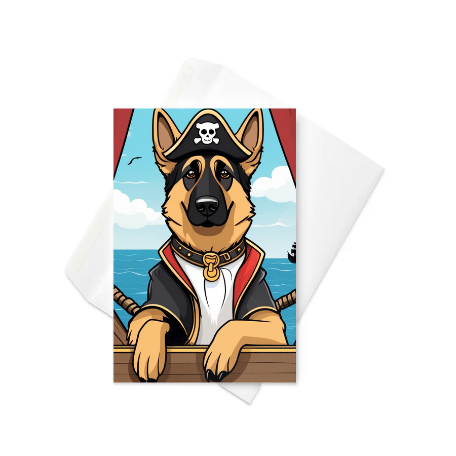 PugMug Custom Pet Greeting Card