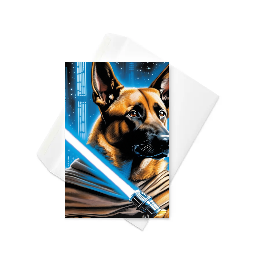 PugMug Custom Belgian Malinois Greeting Card