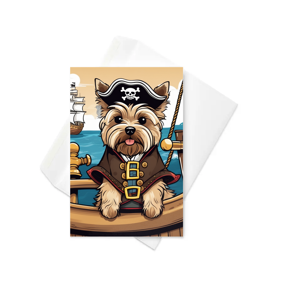 PugMug Custom Cairn Terrier Greeting Card