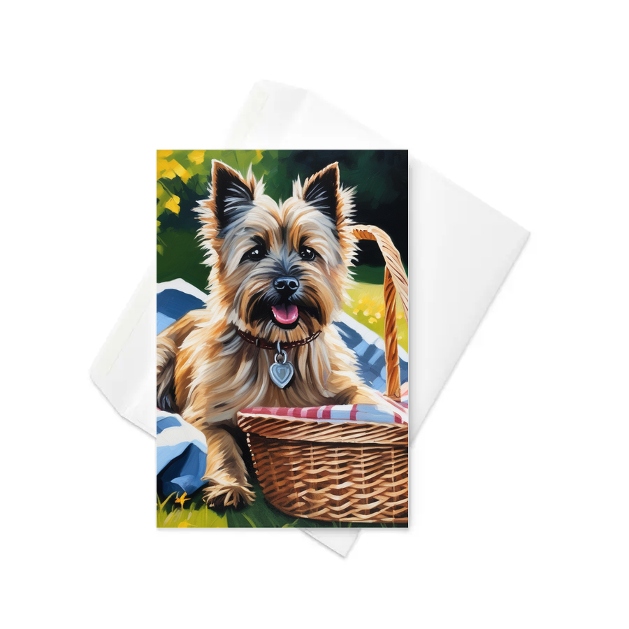 PugMug Custom Cairn Terrier Greeting Card