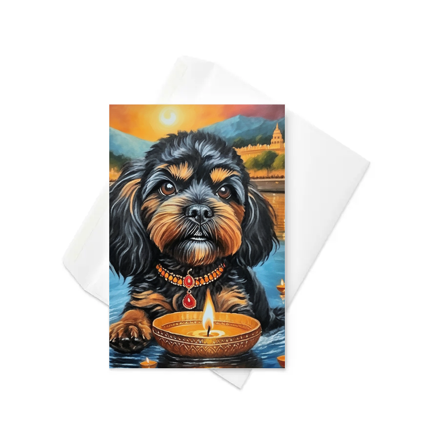PugMug Custom Lily Greeting Card