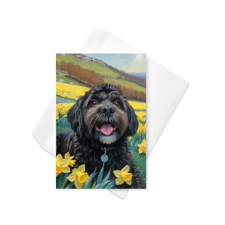 PugMug Custom Lily Greeting Card
