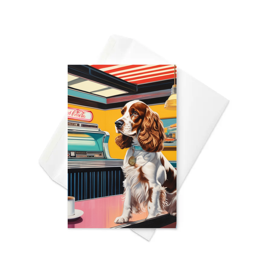 PugMug Custom English Cocker Spaniel Greeting Card