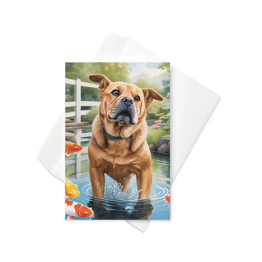 PugMug Custom Halina Greeting Card