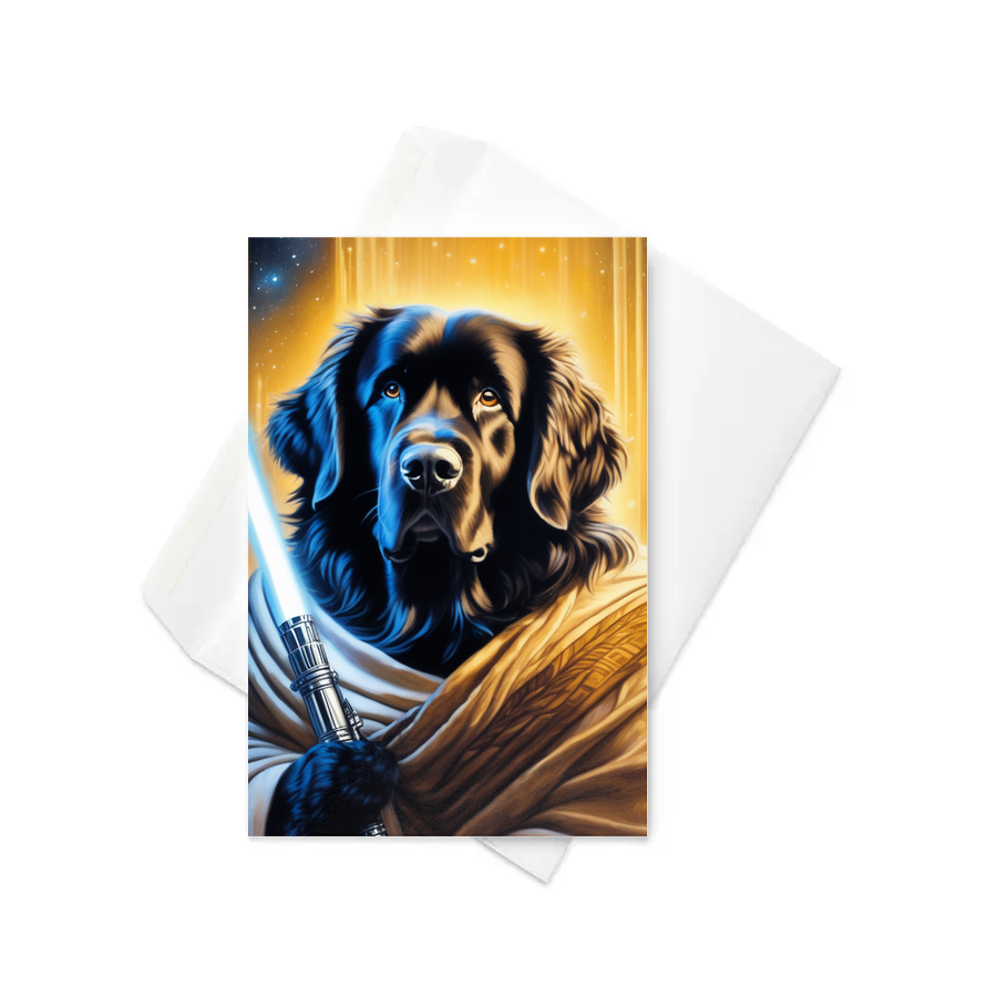 PugMug Custom Newfoundland Greeting Card