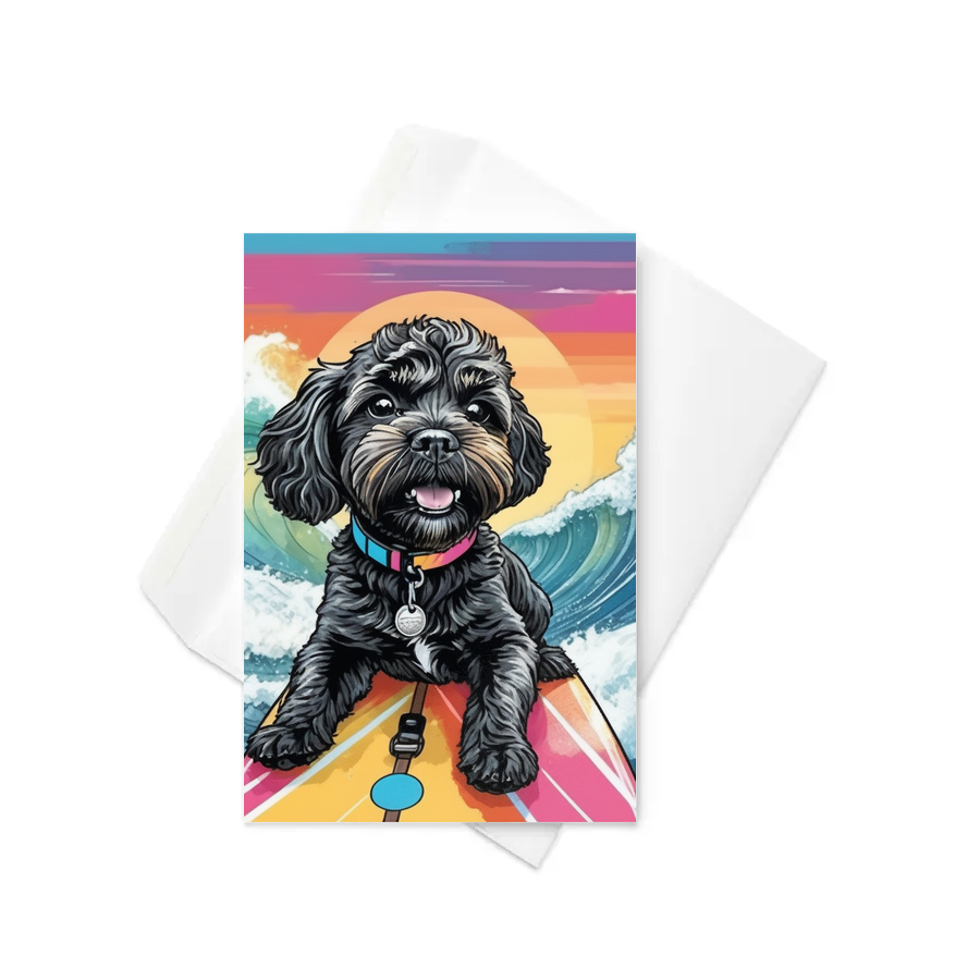 PugMug Custom Lily Greeting Card