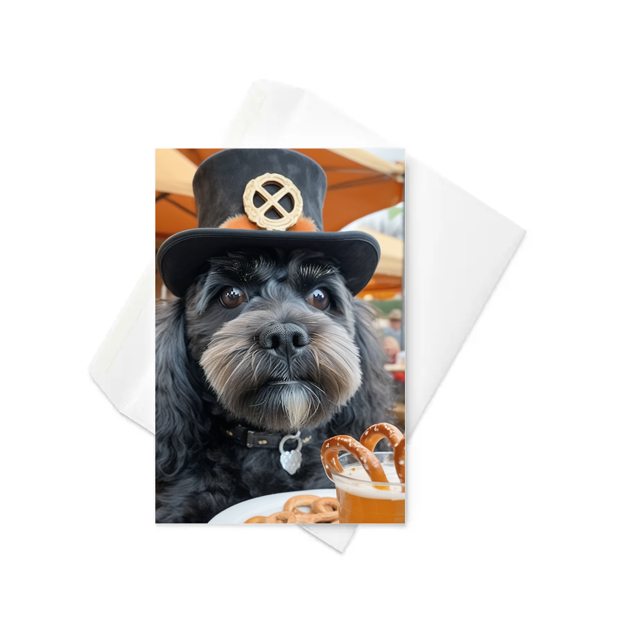 PugMug Custom Lily Greeting Card