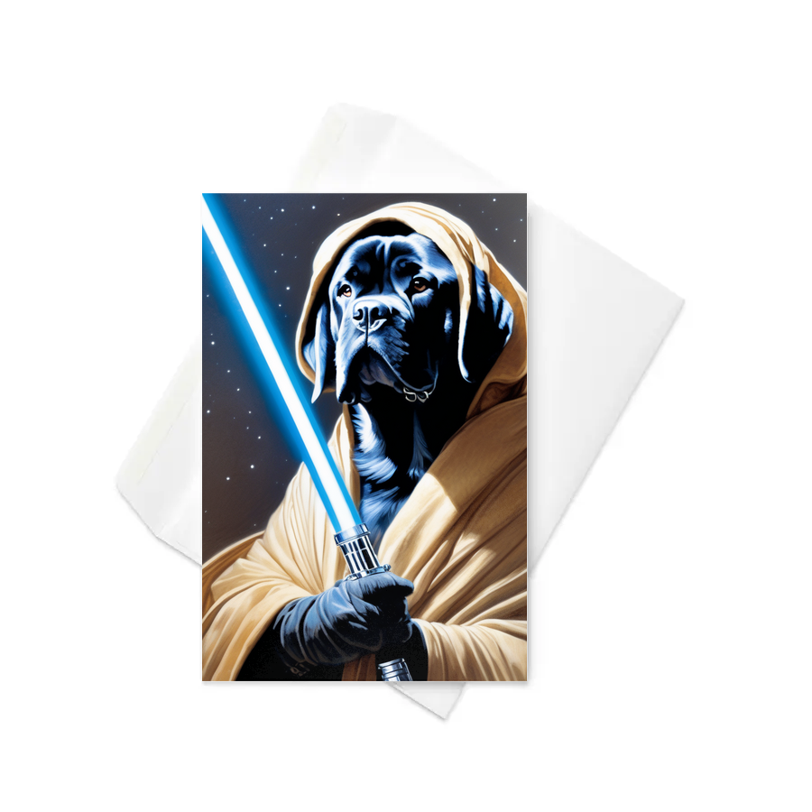 PugMug Custom Mastiff Greeting Card