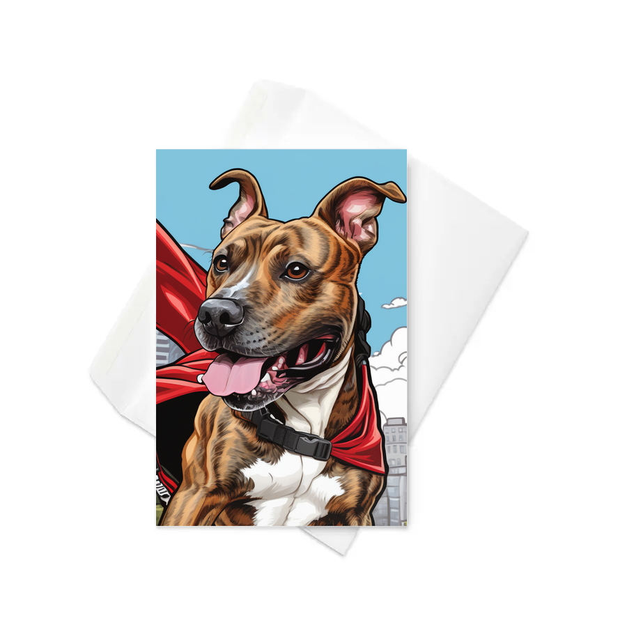 PugMug Custom Tony Hawk Greeting Card