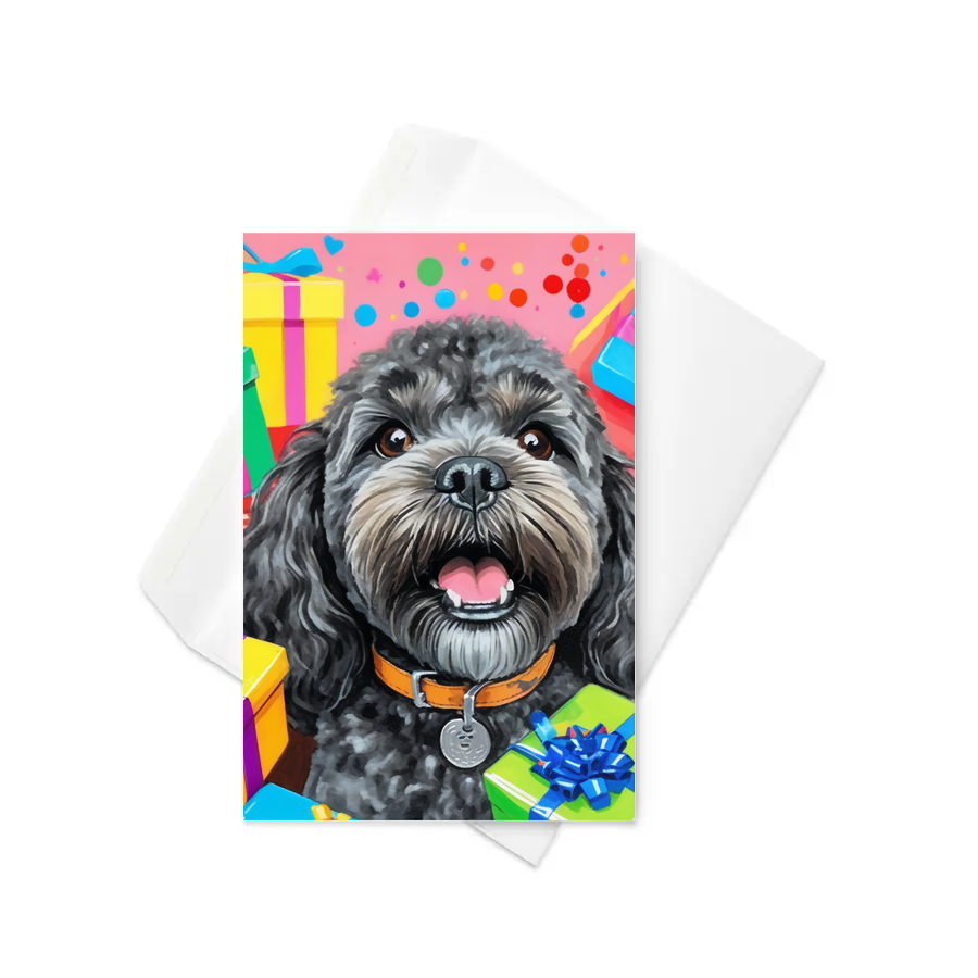 PugMug Custom Lily Greeting Card