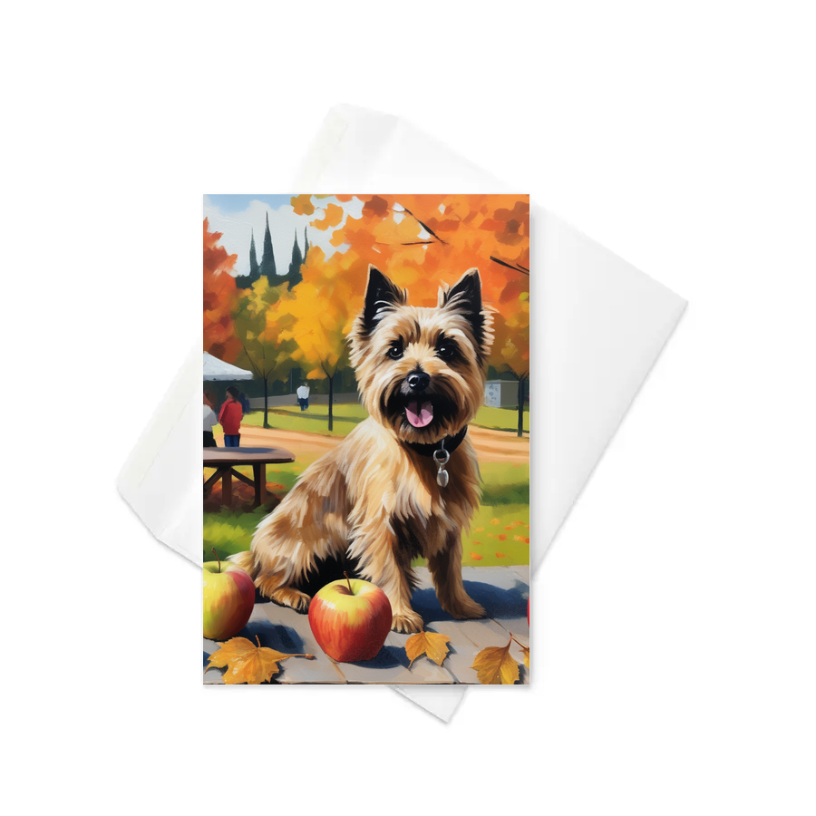 PugMug Custom Cairn Terrier Greeting Card