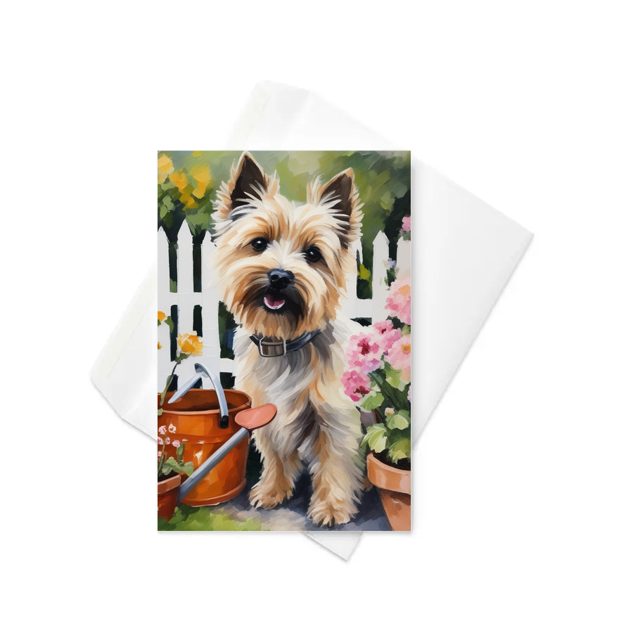 PugMug Custom Cairn Terrier Greeting Card