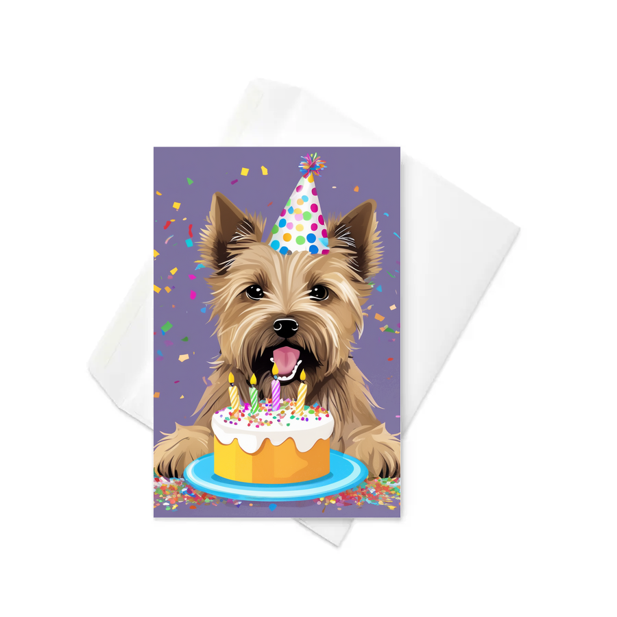 PugMug Custom Cairn Terrier Greeting Card