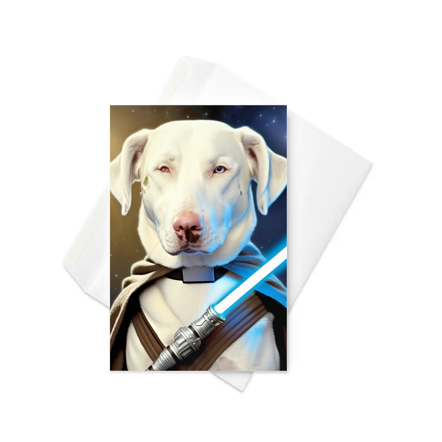 PugMug Custom Penny Greeting Card