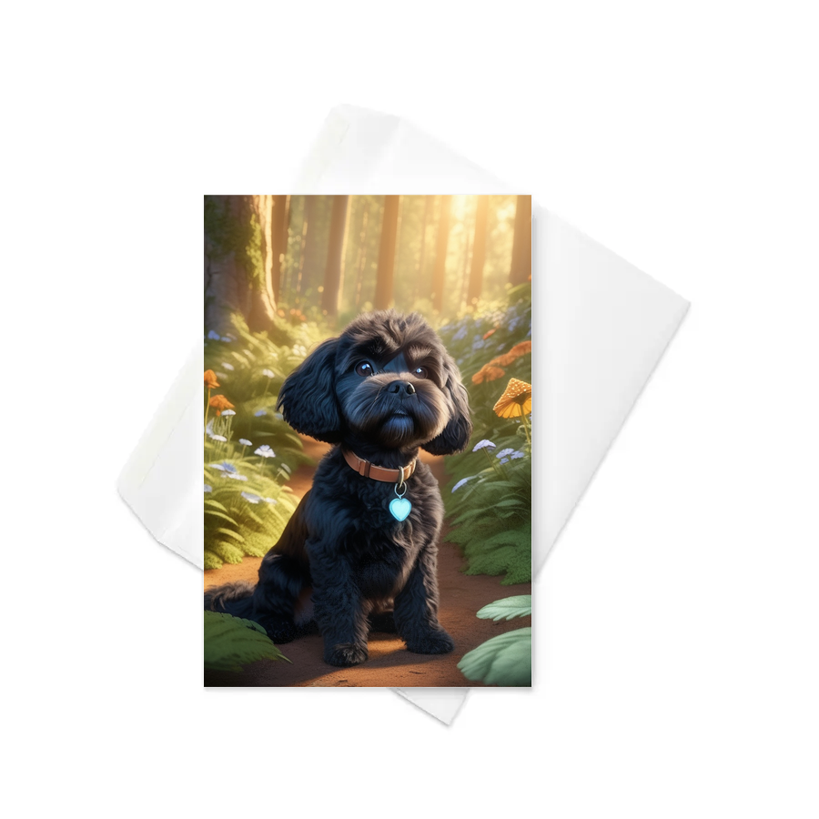PugMug Custom Lily Greeting Card
