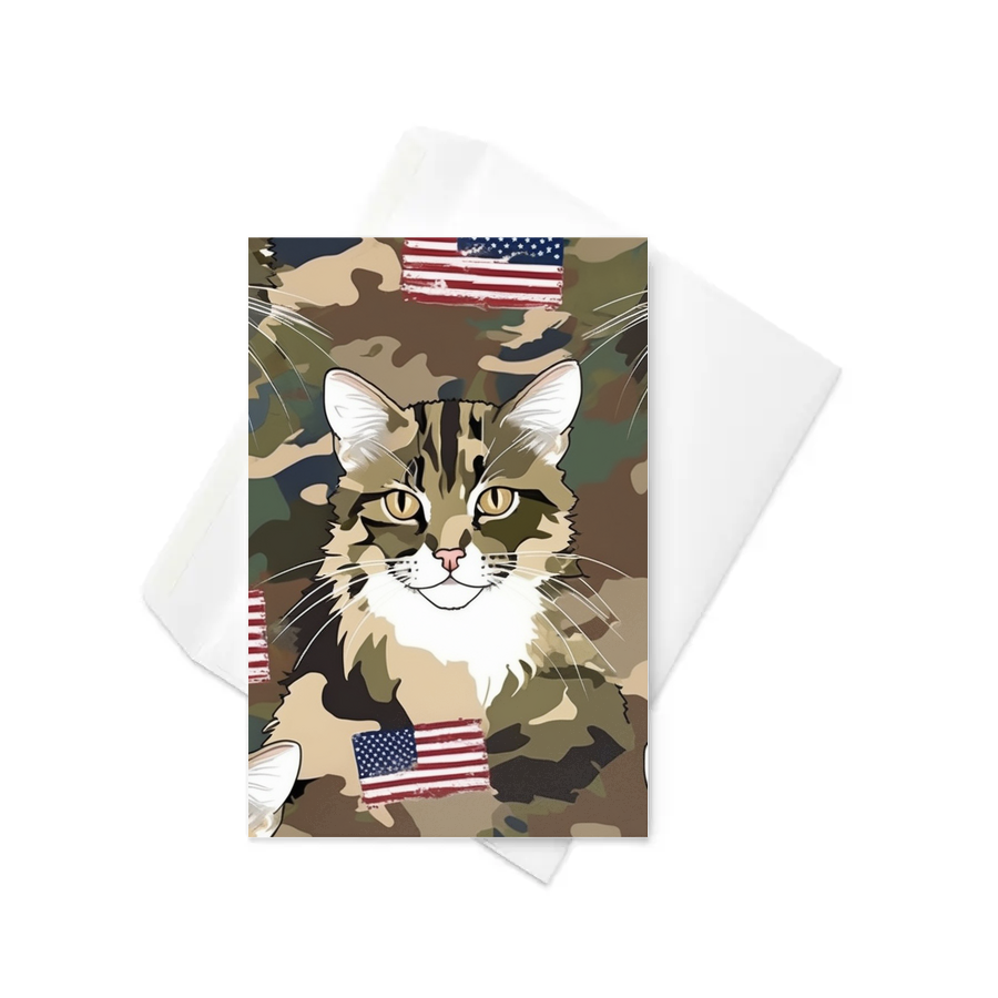 PugMug Custom Peerie Greeting Card