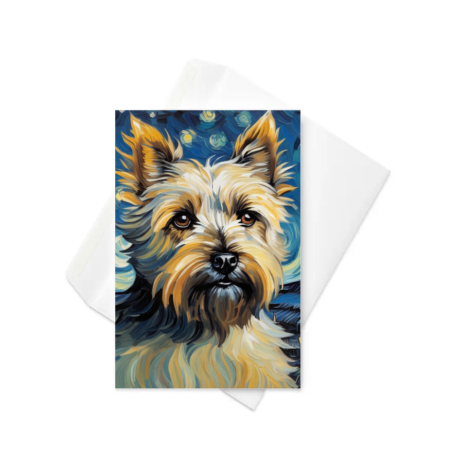 PugMug Custom Cairn Terrier Greeting Card